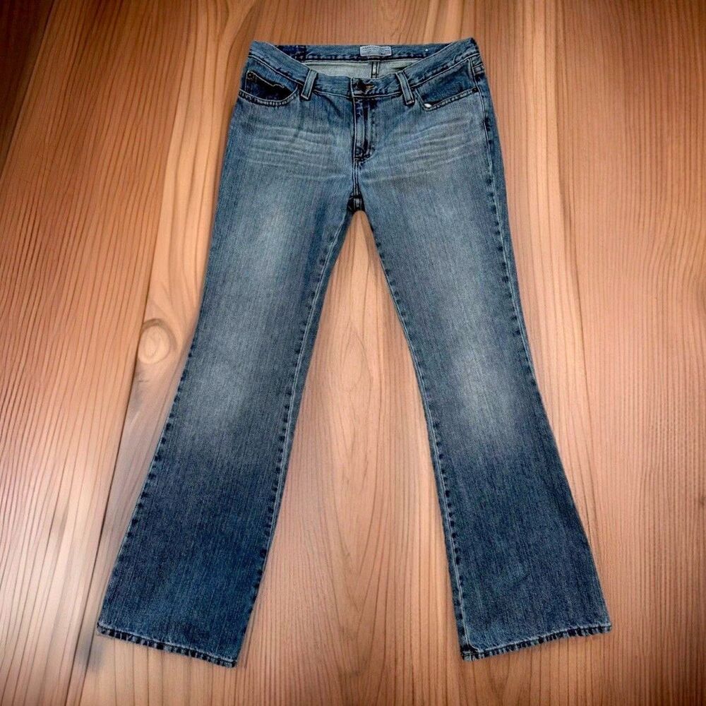 Vintage American Eagle Womens Size 8 Hipster Fit Jeans Bootcut Flare Low-Rise